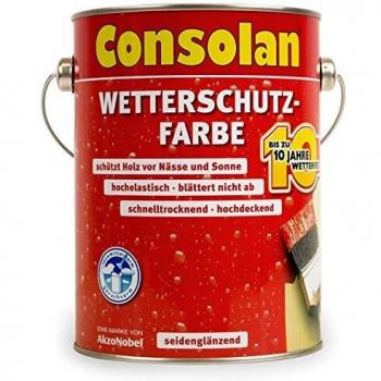 Consolan Wetterschutz-Farbe Grün 750 ml