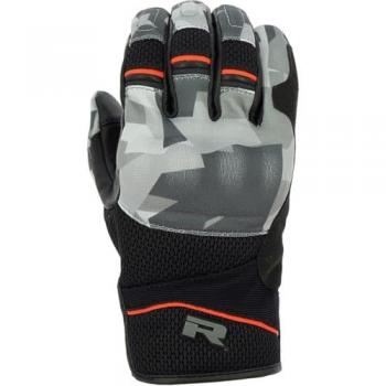 Guantes Richa Desert 2 Camuflaje Negro, Gris y Rojo