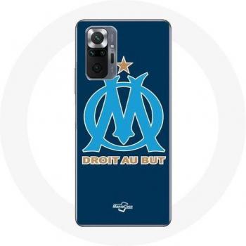 Coque Olympique de Marseille pour Redmi Note 10 Pro bleu
