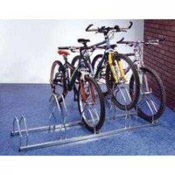 Cycle Rack for 5 Bikes Zinc Plated Grey