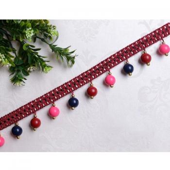 12 Yard Decorative Lace Trim with Beads for Sewing