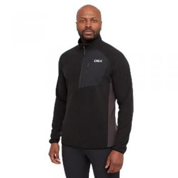 OEX Men's Braewick Fleece Pullover with Chest Pocket
