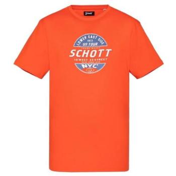 Vêtement homme Schott orange S (Tee-shirt)