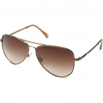 Ralph Damen RA 4107 Contemporary Ralph Logo Aviator Sonnenbrille – 104/13, Braun/Tortoisefarbe, Braun Übergangsstil