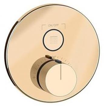 Gessi Badarmatur HI-FI mit Thermostat und Tastensteuerung
