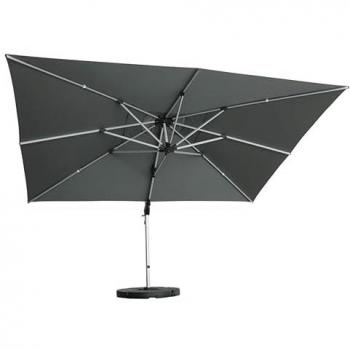 Ombrellone Decentrato 3x4m Roma Grigio