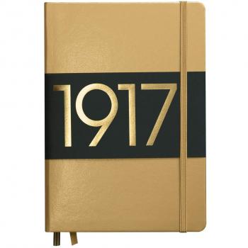 LEUCHTTURM1917 A5 Dotted Notebook in Gold