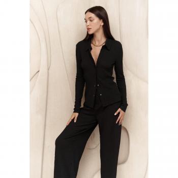 Juno Black Top and Trousers Set