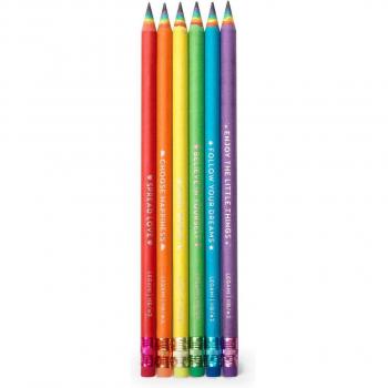 Boîte 6HB Paper‑Green Crayons