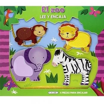 Lee y encaja el zoo.