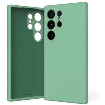Cover Mercury Silicone S928 verde – Samsung Galaxy S24 Ultra