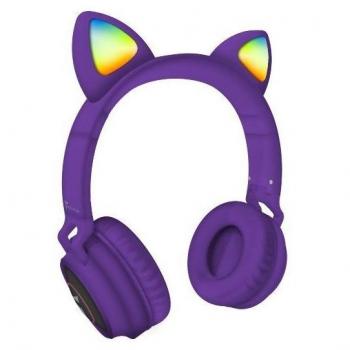 CUFFIA FUNNY BLUETOOTH CON MICROFONO PURPLE