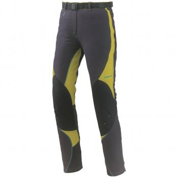 Maßen: Trango Frauenlange Hose Grau/Gelb – XL MAWENZI