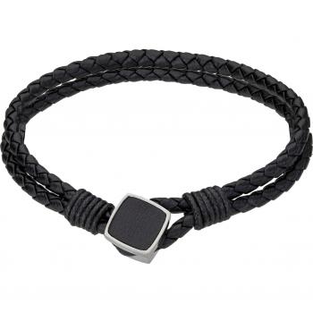 Philipp Blanc Martin Leder-Edelstahl-Armband