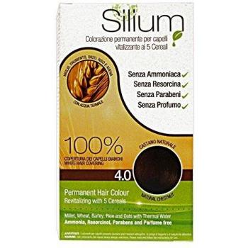 Colorazione Permanente In Crema Castano Naturale 4,0 Silium 1 Kit