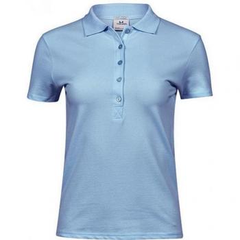 Tee Jays Ladies' Comfort Stretch Polo 2XL Soft Blue
