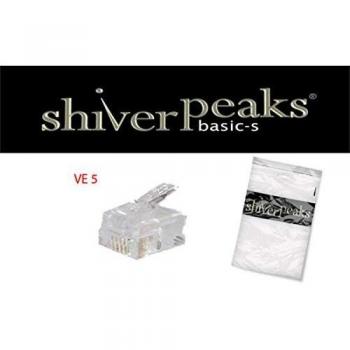 Connettore RJ-11 ShiverPeaks 72/040-5 in Bianco
