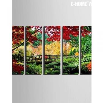 Cascada de Colores – Lona Vertical 5 Paneles, 12x35