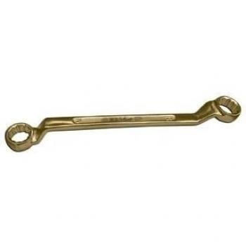 Ega Master 75319 Double Offset Ring Wrench 11 X 12 Mm Non Sparking Al-Bron