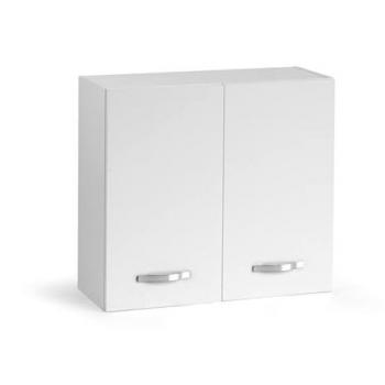 Pensile Scolapiatti 80x32xH72 Bianco Frassinato con 2 Ante