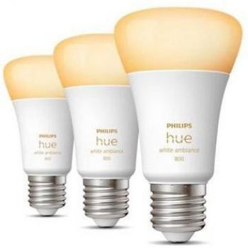 Philips Hue White Ambiance E27 6W 800lm (Triple Pack)