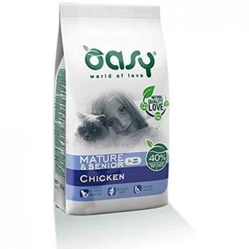 Oasy Lifestage Mature & Senior Pollo Cibo Secco Per Gatti 1,5kg