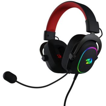 Auricular Gaming Redragon Zeus RGB Virtual 7.1 USB Micrófono Negro