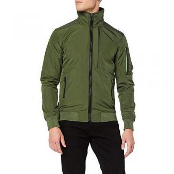 Superdry Bomber Chaqueta Moody Light, Beige (Field Khaki Sg4), XL