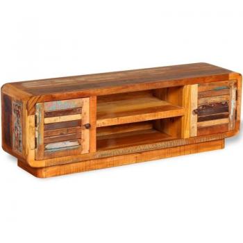 Buffet télévision en bois de récupération 120 cm