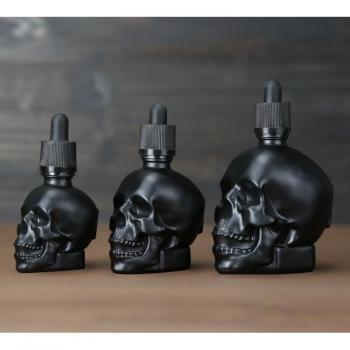 Black Glass Perfume Bottle