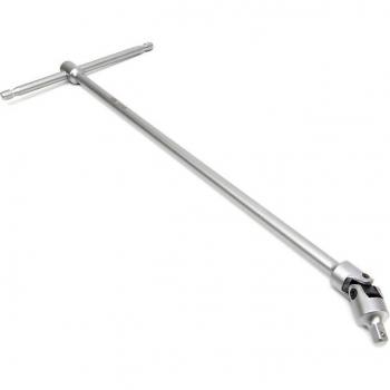 Clé T longue HBM 400 mm avec joint de cardan 3/8 pouces