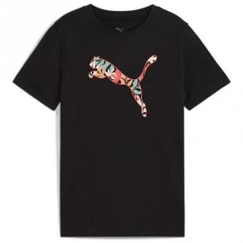 T‑shirt Noir PUMA Essentials Pour Filles