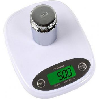 Scale cuisine compacte 7 kg/3 kg 0,1/1 g avec bol – haute précision LCD