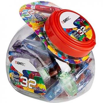 Emtec USB-Stick 32 GB C410 USB 2.0 Candy Jar 80 pcs
