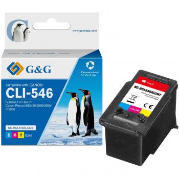 Cartucho Remanufacturado G&G Canon CL546XL Color