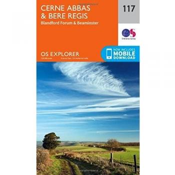 Ordnance Survey Map of Cerne Abbas & Bere Regis