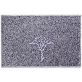JOOP! Badteppich „Cornflower 65“ Kiesel – 70 × 120 cm, grau
