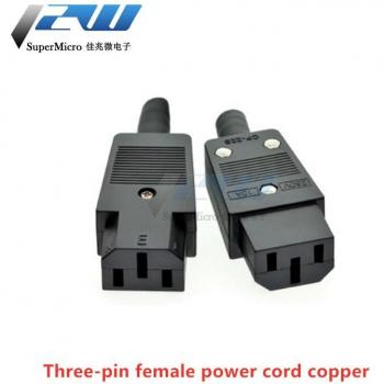 Conector AC-01/02/03/04/05/06: Enchufe 10 A, C14, Interruptor Rojo Ligeramente Basculante
