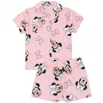 Vanilla Underground Pinker Pyjama für Mädchen mit Disney Minnie