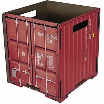Werkhaus Abfalleimer Container rot