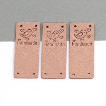 Etiquetas artesanales de pájaro