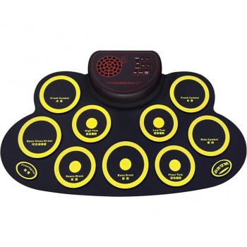 Tambor Electrónico Compacto con Conector de Auriculares