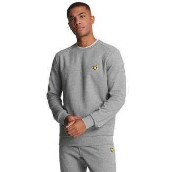 Lyle & Scott Men's Grey Fly Fleece Sports Crew Neck Sweatshirt