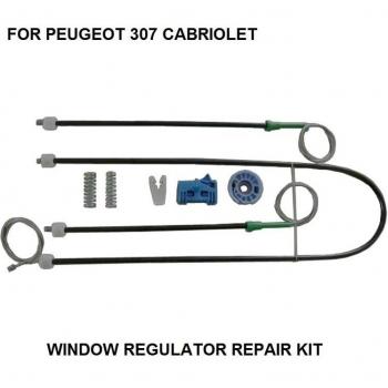 2003 Peugeot 307 Cabriolet Front Right Window Regulator Fix Kit