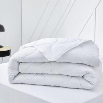 Today Couette 4 saisons 2 personnes percale de coton PRESTIGE Blanc 260x240 cm