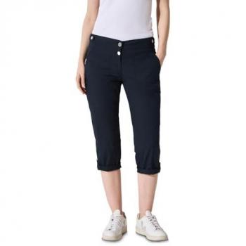 CECIL Caprihose – Style New York, 34 N-Gr, Baumwoll‑Elasthan‑Kombi, kniebedeckend