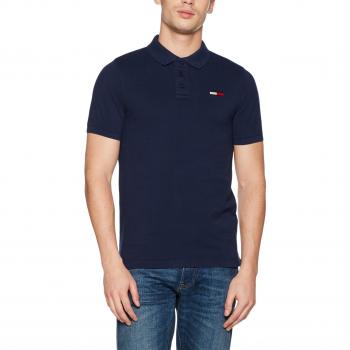 Hilfiger Denim Thdm Basic Big Flag S/S 27, Polo para Hombre, Negro (Black Iris)