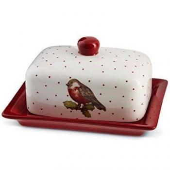 Robin Red Butter Dish (Cooksmart 1589)