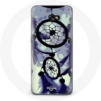 Samsung Galaxy A8 2016 Case with Dreamcatcher Design in Purple and Gray