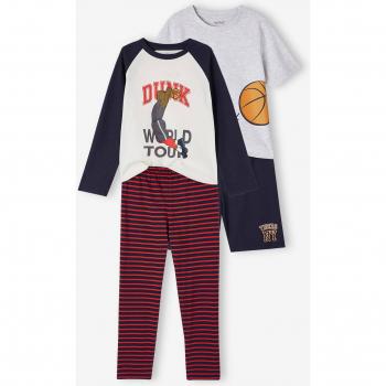 Boys 3/4 Years Navy Blue Training Pyjamas and Shorts – VERTBAUDET